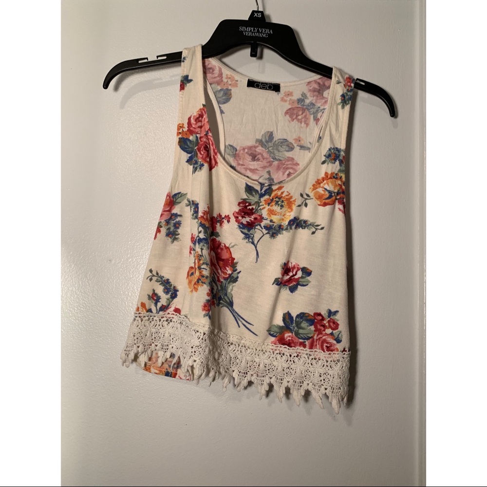 Floral crop top